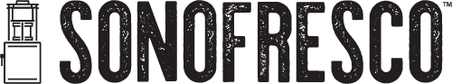 Sonofresco logo in black, displayed without a slogan.